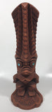 Vintage 1981 Coco Joe's Kanaloa God Of Eternal Hope Hawaii 9" Tall Carved Happa Wood Tiki Sculpture