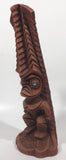 Vintage 1981 Coco Joe's Kanaloa God Of Eternal Hope Hawaii 9" Tall Carved Happa Wood Tiki Sculpture