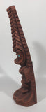Vintage 1981 Coco Joe's Kanaloa God Of Eternal Hope Hawaii 9" Tall Carved Happa Wood Tiki Sculpture