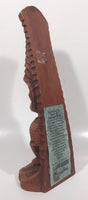 Vintage 1981 Coco Joe's Kanaloa God Of Eternal Hope Hawaii 9" Tall Carved Happa Wood Tiki Sculpture