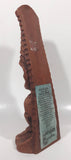 Vintage 1981 Coco Joe's Kanaloa God Of Eternal Hope Hawaii 9" Tall Carved Happa Wood Tiki Sculpture