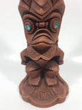 Vintage 1981 Coco Joe's Kanaloa God Of Eternal Hope Hawaii 9" Tall Carved Happa Wood Tiki Sculpture