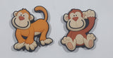 Funky Land Brown and Light Brown Monkey Fridge Magnet Set of 2