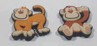 Funky Land Brown and Light Brown Monkey Fridge Magnet Set of 2