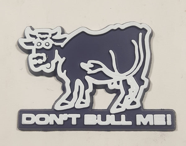 Vintage Magic Magnets "Don't Bull Me" Bull Cow Themed Rubber Fridge Magnet