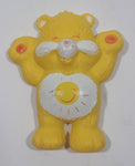 Vintage AGC American Greetings Company Care Bears Funshine Bear Hard Plastic Fridge Magnet