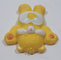 Vintage AGC American Greetings Company Care Bears Funshine Bear Hard Plastic Fridge Magnet