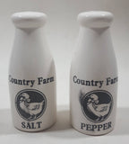 Country Farm 4 1/2" Tall Ceramic Salt and Pepper Shaker Set