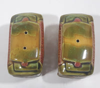 Vintage EFCCO San Francisco Trolley Car Ceramic 2 3/4" Long Salt and Pepper Shaker Set Made in Japan