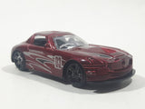 Unknown Brand Bell Helmets Racing Sport #03 Dark Red Die Cast Toy Car Vehicle