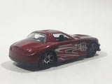 Unknown Brand Bell Helmets Racing Sport #03 Dark Red Die Cast Toy Car Vehicle