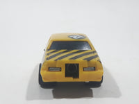 Vintage 1983 Kidco Burnin' Key Cars Demolition Cars Demo 12 Yellow Die Cast Plastic Toy Car Vehicle