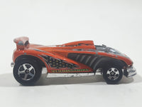 2002 Hot Wheels Cold Blooded Speed Shark Metallic Orange Die Cast Toy Car Vehicle