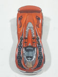 2002 Hot Wheels Cold Blooded Speed Shark Metallic Orange Die Cast Toy Car Vehicle