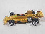 Vintage 1980s Yatming No. 1311 Lola T370 Formula 1 Indy #11 "GAP" Yellow Die Cast Toy Race Car Vehicle