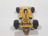 Vintage 1980s Yatming No. 1311 Lola T370 Formula 1 Indy #11 "GAP" Yellow Die Cast Toy Race Car Vehicle