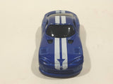 2019 Maisto Fresh Metal 1996 Dodge Viper GTS Blue with White Stripes Die Cast Toy Car Vehicle