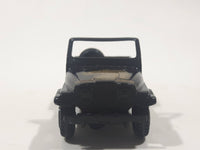 Vintage 1980s Yatming No. 1608 Jeep CJ7 Dark Green Die Cast Toy Car Vehicle