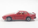Vintage 1980s Yatming No. 1089 Porsche 944 Turbo 44 Red Die Cast Toy Car Vehicle with Opening Doors