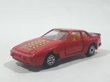 Vintage 1980s Yatming No. 1089 Porsche 944 Turbo 44 Red Die Cast Toy Car Vehicle with Opening Doors