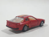 Vintage 1980s Yatming No. 1089 Porsche 944 Turbo 44 Red Die Cast Toy Car Vehicle with Opening Doors