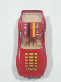 Vintage 1980s Yatming No. 1089 Porsche 944 Turbo 44 Red Die Cast Toy Car Vehicle with Opening Doors
