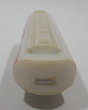 Vintage Yatming Exxon Happy Motoring! Semi Gas Petrol Tanker Trailer White and Red Die Cast Toy Car Vehicle Made in Hong Kong