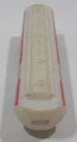 Vintage Yatming Exxon Happy Motoring! Semi Gas Petrol Tanker Trailer White and Red Die Cast Toy Car Vehicle Made in Hong Kong