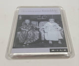 2004 M.I.L.K Elderly Women Sitting Together "Life is nothing without friendship." Cicero 2 7/8" x 3 5/8" Fridge Magnet