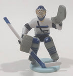 2002 DecoPac Big League Promotions Ice Hockey Player #00 Goalie 2 1/2" Tall Plastic Toy Figure