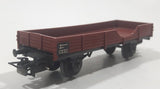 Marklin HO Scale DB 464637 X05 Low Side Hopper Short Gondola Dark Red Brown Plastic and Metal Train Car Vehicle Made in Germany