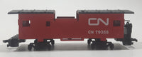 Bachmann HO Scale CN 79355 Caboose Brown Plastic and Metal Train Car Vehicle Made in China