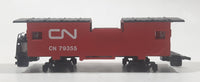 Bachmann HO Scale CN 79355 Caboose Brown Plastic and Metal Train Car Vehicle Made in China