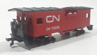 Bachmann HO Scale CN 79355 Caboose Brown Plastic and Metal Train Car Vehicle Made in China