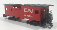 Bachmann HO Scale CN 79355 Caboose Brown Plastic and Metal Train Car Vehicle Made in China