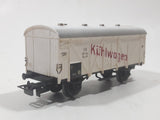 Marklin HO Scale DB 327154 Tko 02 Kuhlwagen Reefer Box Car White Plastic and Metal Train Car Vehicle Made in Germany