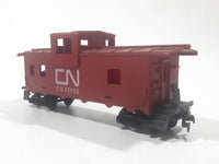 Tyco HO Scale CN 72952 Caboose Red Plastic and Metal Train Car Vehicle