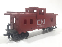 Tyco HO Scale CN 72952 Caboose Red Plastic and Metal Train Car Vehicle