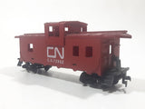 Tyco HO Scale CN 72952 Caboose Red Plastic and Metal Train Car Vehicle