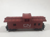 Tyco HO Scale CN 72952 Caboose Red Plastic and Metal Train Car Vehicle