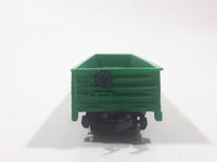 Bachmann HO Scale Burlington Northern Open Gondola Car Green Metal Train Car Vehicle Missing Two Sets of Wheels