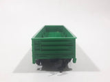 Bachmann HO Scale Burlington Northern Open Gondola Car Green Metal Train Car Vehicle Missing Two Sets of Wheels