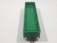 Bachmann HO Scale Burlington Northern Open Gondola Car Green Metal Train Car Vehicle Missing Two Sets of Wheels