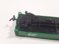 Bachmann HO Scale Burlington Northern Open Gondola Car Green Metal Train Car Vehicle Missing Two Sets of Wheels