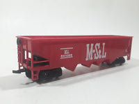 Bachmann HO Scale Minneapolis & St. Louis MStL 541085 Hopper Car Red Metal Train Car Vehicle