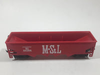 Bachmann HO Scale Minneapolis & St. Louis MStL 541085 Hopper Car Red Metal Train Car Vehicle