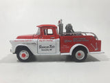 Crown Premiums Limited Edition Snap on Tools 1955 Chevy Tow Truck Big Al's Towing Red and White Die Cast Toy Car Vehicle with Opening Doors and Hood Missing Parts