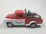 Crown Premiums Limited Edition Snap on Tools 1955 Chevy Tow Truck Big Al's Towing Red and White Die Cast Toy Car Vehicle with Opening Doors and Hood Missing Parts