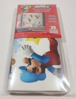 2011 Nintendo Super Mario Bros. Wii Peel and Stick Wall Decals 35 Count New in Package