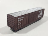 Athearn Western Pacific WP 38134 Box Car Brown Plastic Model Train Car Vehicle In Box